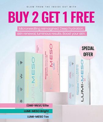 LUMI-MESO Mix and Match Bundle – 3 for 2 - Price per Bundle