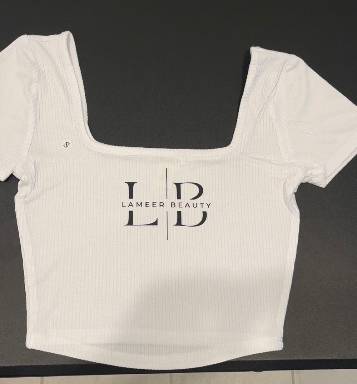 White Crop top