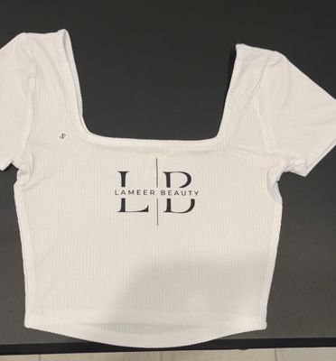 White Crop top
