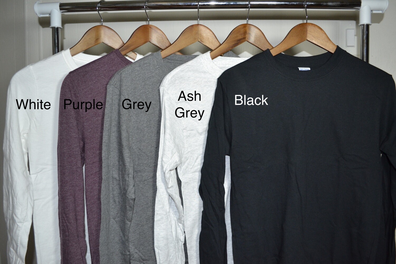 In Stock Custom Long Sleeve Shirt (Unisex S)