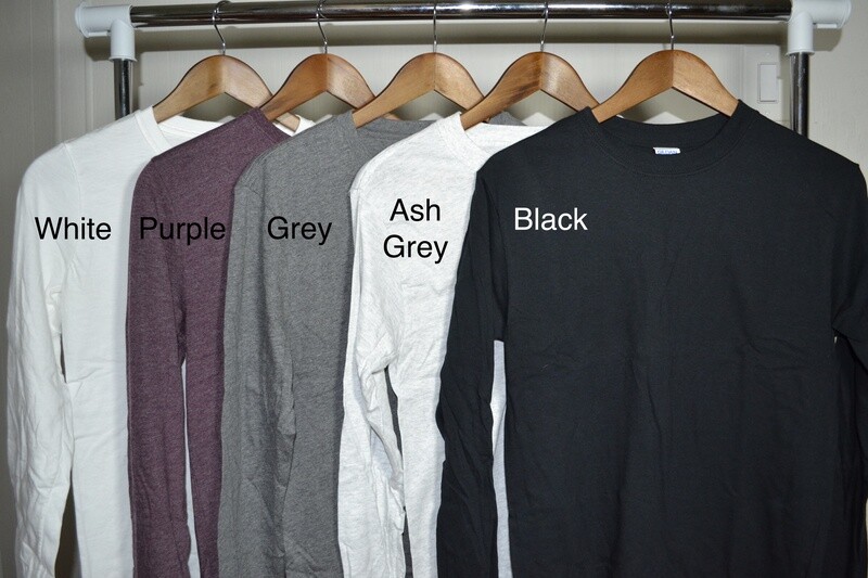 In Stock Custom Long Sleeve Shirt (Unisex S)