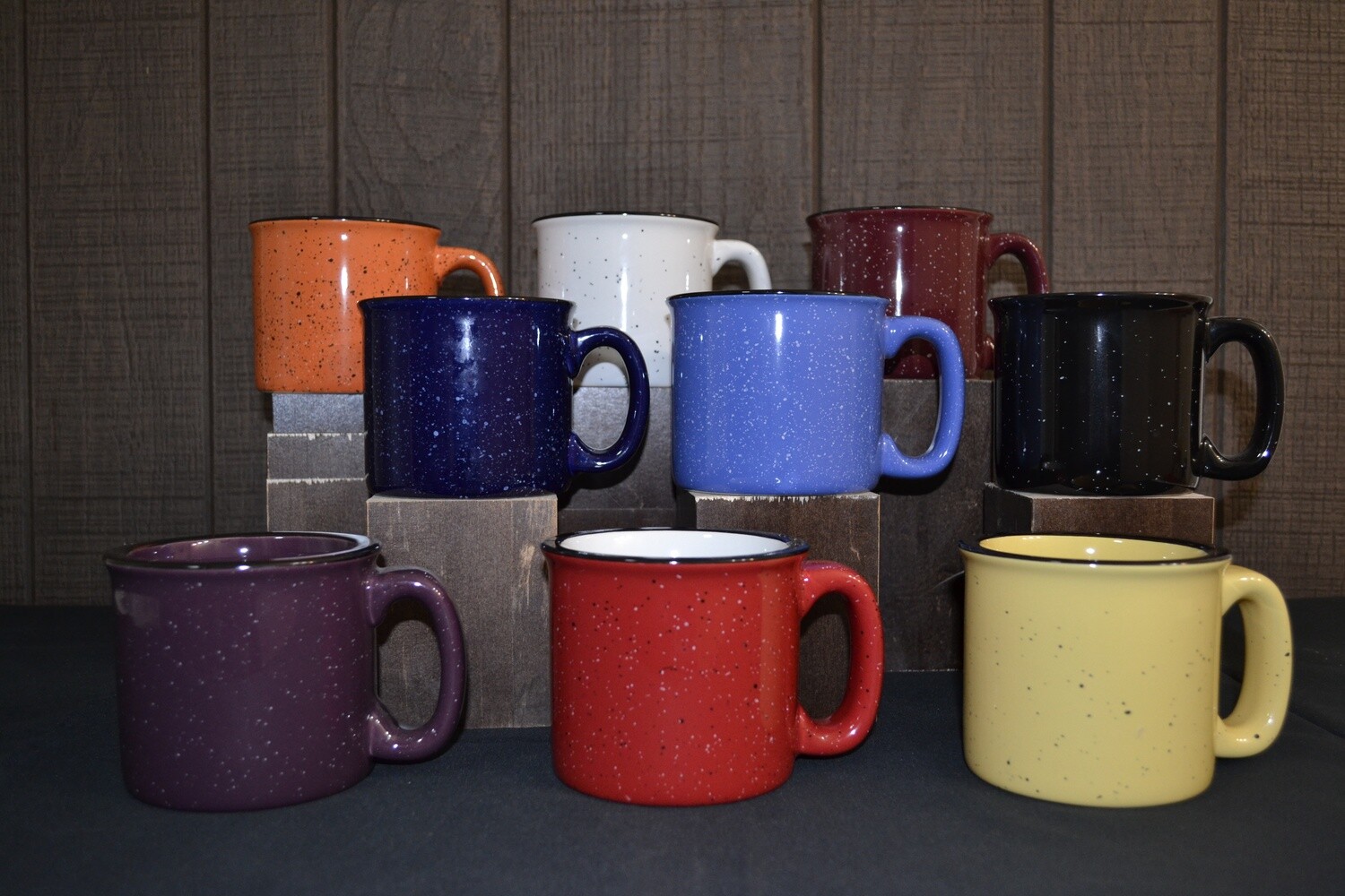 In Stock Custom Ceramic Campfire Mug