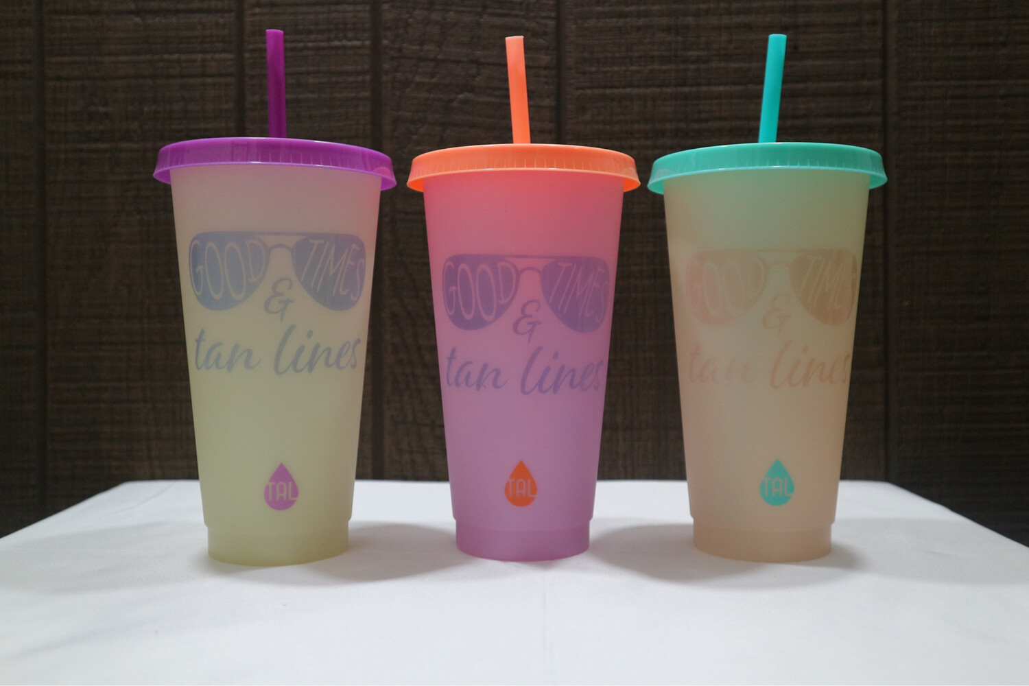 Good Times and Tan Lines Colour Change Tumbler