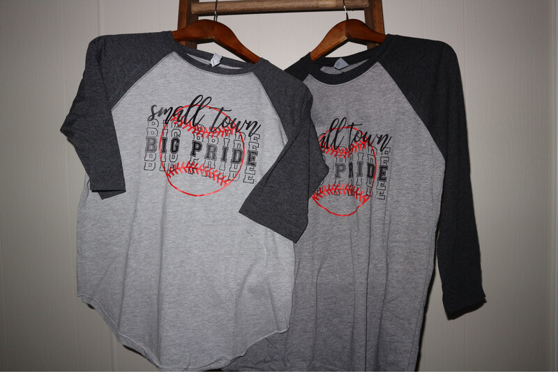 Small Town Big Pride 3/4 Sleeve Shirt