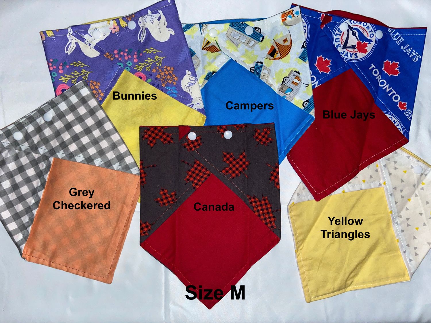 Pet Bandanas (Size M)