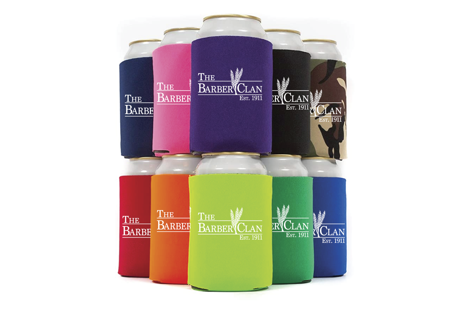 Barber Clan Can Koozies