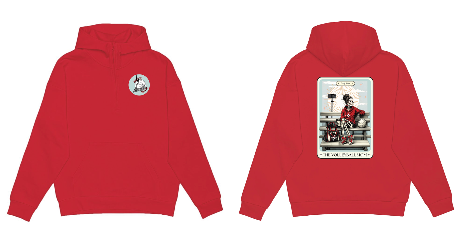 Just Like Hero 1/2 Zip Hoodie