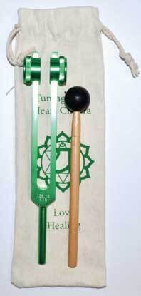 8 1/2&quot; Heart (green) Tuning Fork