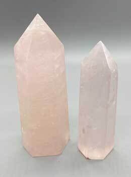 1 Lb Rose Quartz Point 2-5&quot;