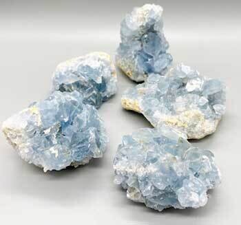 ~11# Flat Of Celestite 4-5&quot;