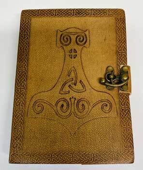 5&quot; X 7&quot; Thor Hammer Embossed Leather W/ Latch