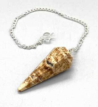 6-sided Aragonite Pendulum