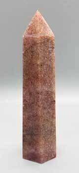~5+&quot; Quartz, Strawberry Obelisk