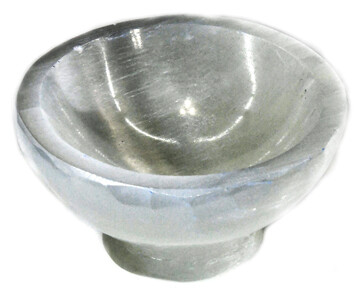 4&quot; Selenite Stand Bowl