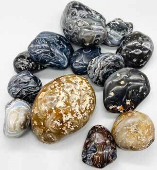 1 Lb Agate, Enhydro Tumbled