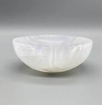 4&quot; Selenite Oval Bowl