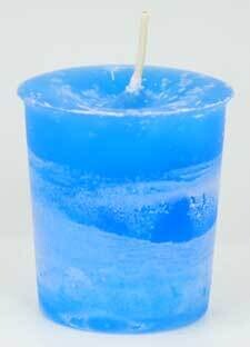 Ascended Masters &amp; Guides Herbal Votive - Light Blue
