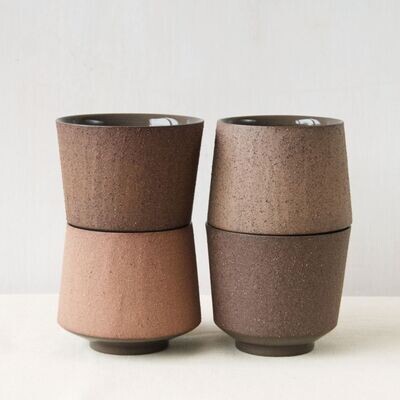 4 Tea Cups | 200 ml | Clay Collection | set 6