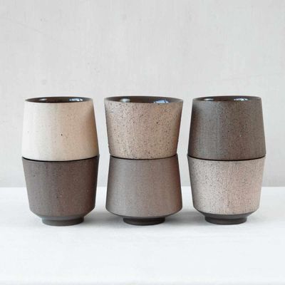 6 Tea Cups | 200 ml | Clay Collection | set 9