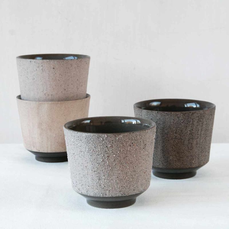 4 Tea Cups | 200 ml | Clay Collection | set 13
