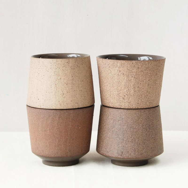 4 Tea Cups | 200 ml | Clay Collection | set 6