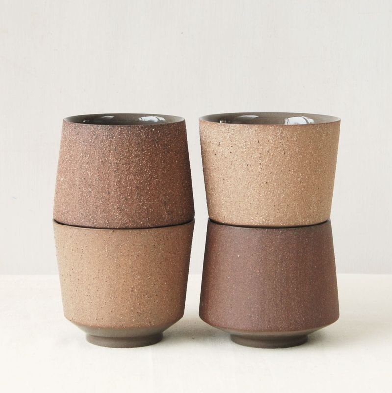 4 Tea Cups | 200 ml | Clay Collection | set 14