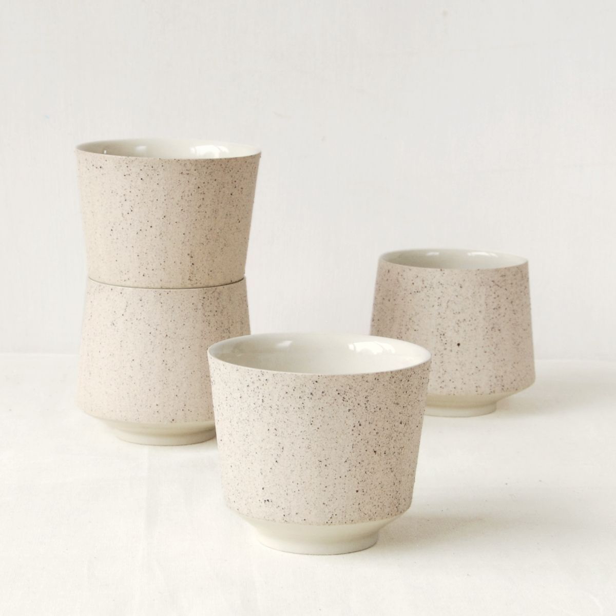 4 Tea Cups | 200 ml | Clay Collection Basic | set 20