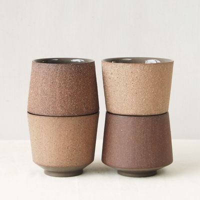 4 Tea Cups | 200 ml | Clay Collection | set 14