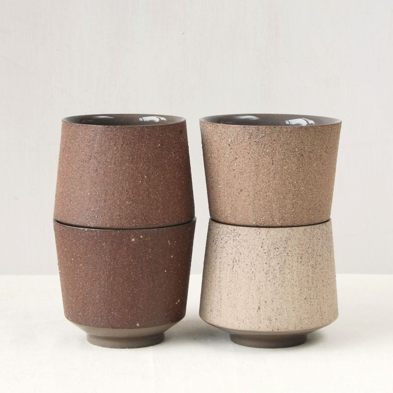 4 Tea Cups | 200 ml | Clay Collection | set 19