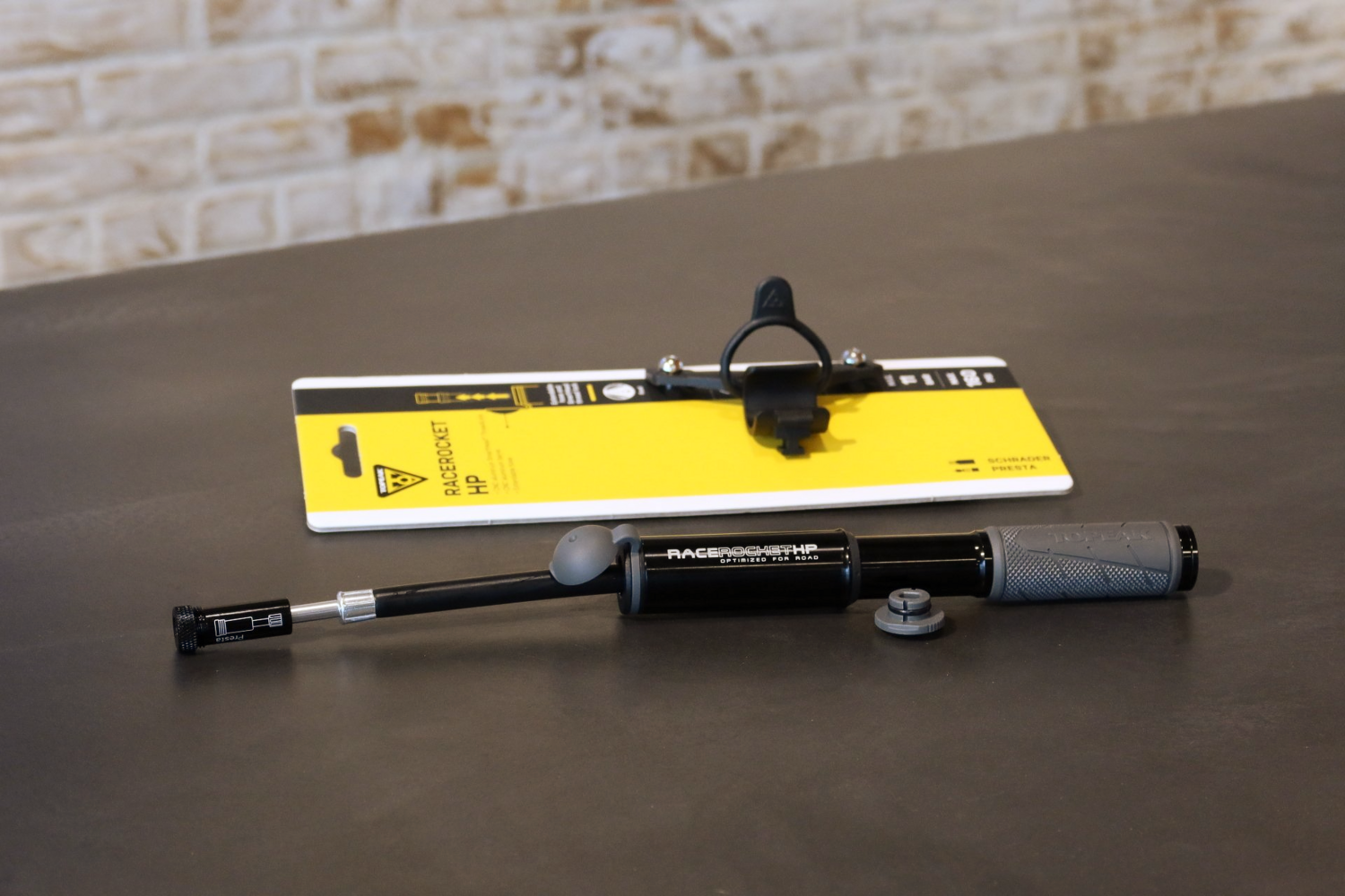 TOPEAK POMP MINI RACEROCKET HP BLACK