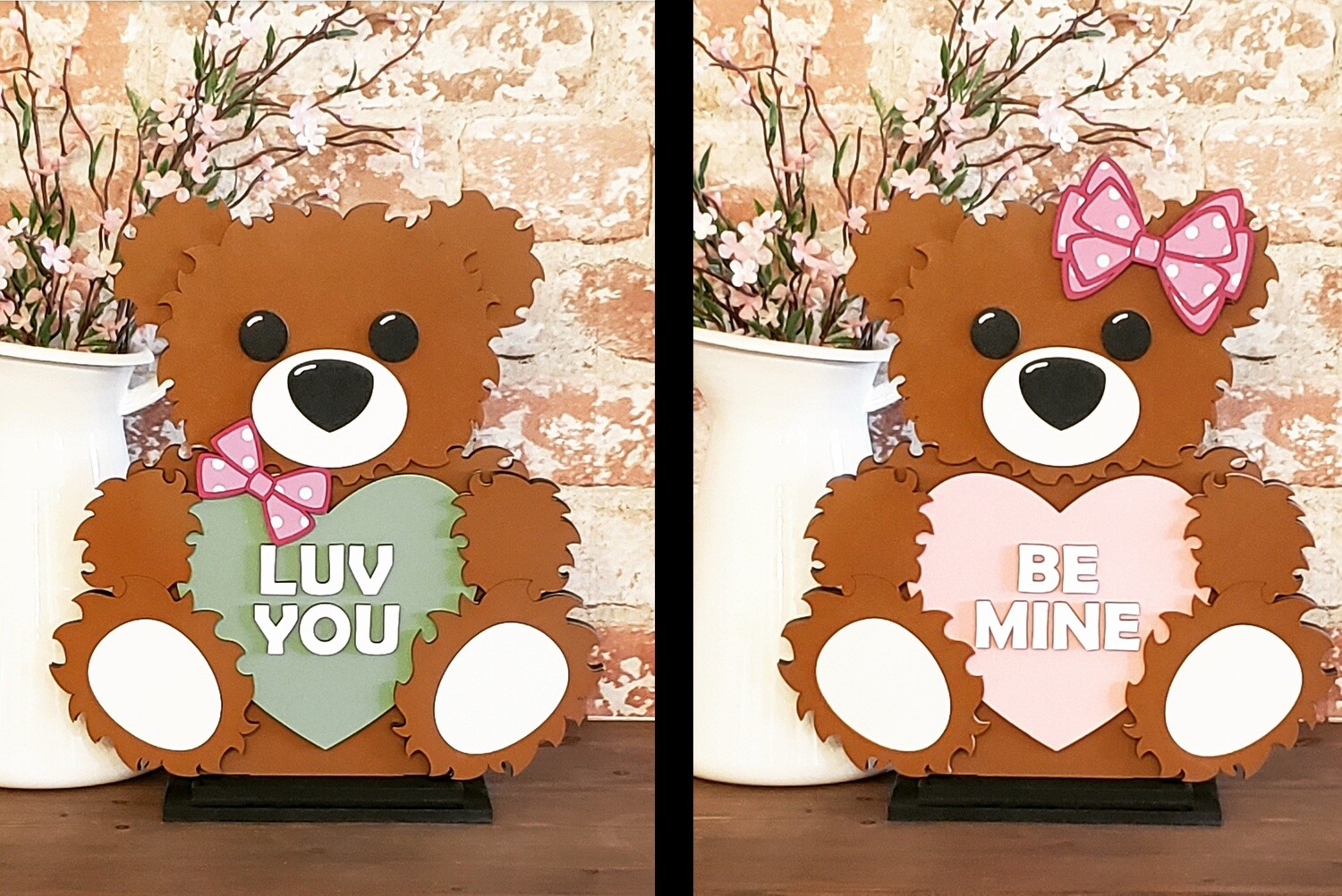 DIY Valentine Bear
