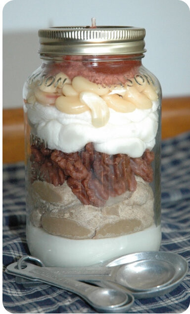 CARAMEL WALNUT APPLE PIE IN A JAR