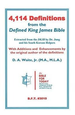 4114 Definitions from Defined King James Bible