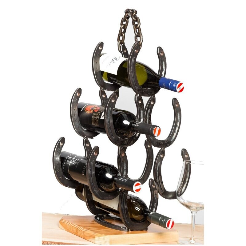 Wine rack for 6 bottles