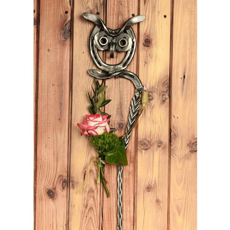 Garden Ornament :Owl from Horseshoe