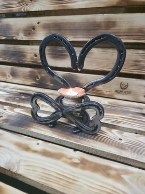 Herz Teelichständer