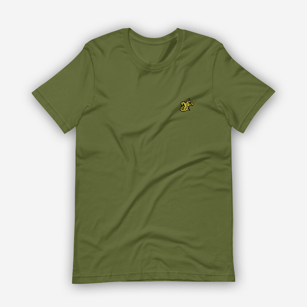 Borcello T-Shirt 'Distintivo' Olive Green