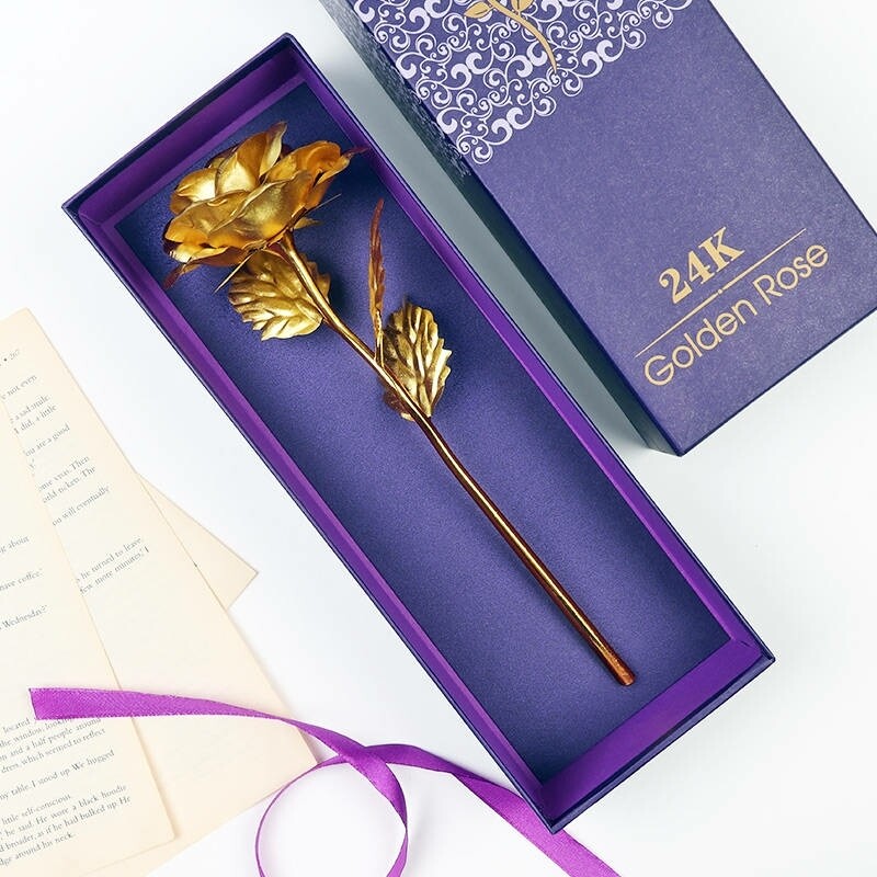 24K Artificial Rose with beautiful Gift Box