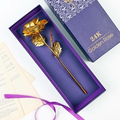 24K Artificial Rose with beautiful Gift Box