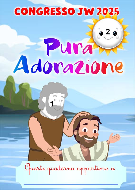 QUADERNO BIMBI CON FIGURINE CONGRESSO 2025