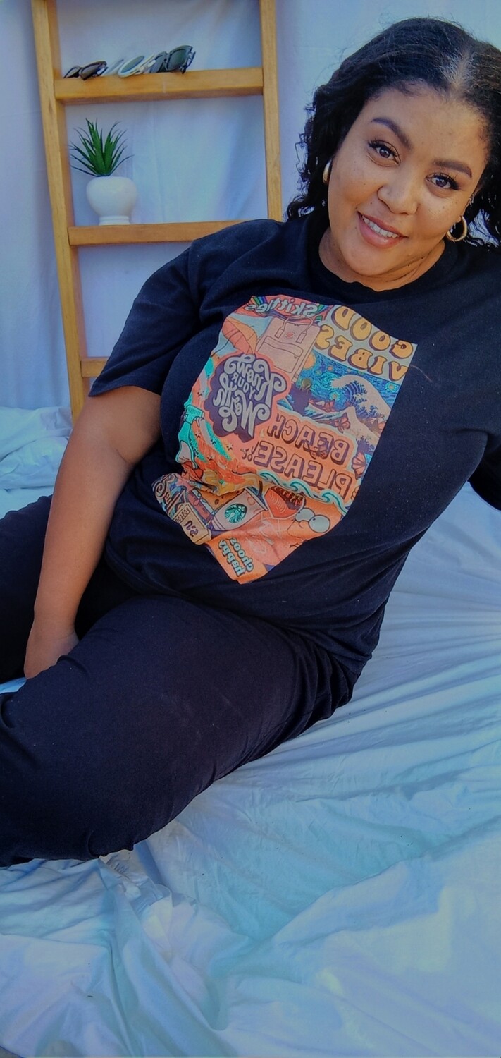 Graphic &quot;vintage&quot; print tee