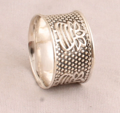 Thumb Ring 925-Antique Silver Ring,Sterling Silver Ring,Handcrafted Boho Ring,Plain Silver Ring