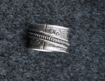 925-Sterling Solid Silver Ring,Handicraft Boho Ring,Antique Silver Ring,Thumb Ring,Spinner Ring.