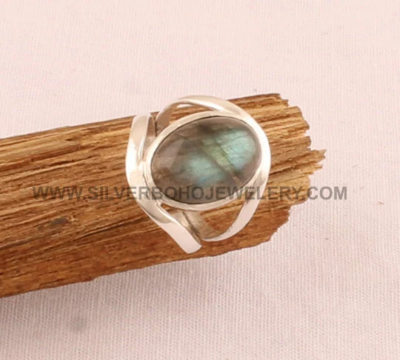 Real Rainbow Moonstone AAA+Quality Gemstone Ring 925-Antique Silver Ring,Milddle Finger Ring, Gift For Her Oval Ring,Sterling Silver Ring,