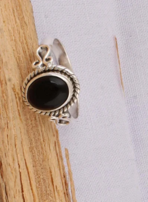 Beautiful Black Onyx Top Quality Gemstone Ring,Oval Ring 925-Sterling Silver Ring,Antique Silver Ring,Middle Finger Ring Gift For Him