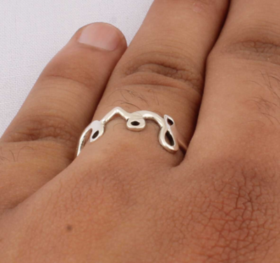 Ring Finger Ring 925-Antique Silver Ring Thin Ring Sterling Silver Ring Lover Gift Item Ring Silver Plain Ring Beautiful Ring BOHO SILVER