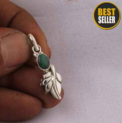 Amazing Malachite Top Quality Gemstone Pendant, Boho Pendant 925-Sterling Silver Pendant, Wedding Pendant,Antique Silver Pendant Gift For Her