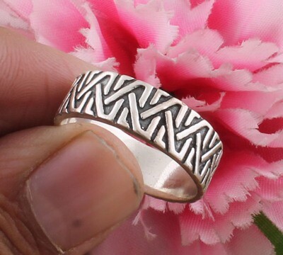 925 Sterling Solid Silver AAA Quality Boho Ring / Amazing Antique Designer Silver Ring / Thumb Ring / Weddings Anniversary Gifts Idea
