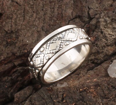 Amazing 925 Sterling Solid Silver Spinner Band Ring / AAA Quality Boho Ring / Antique Designer Silver Ring / Thumb Ring / Silver Band Ring Ecwid Cyber-2022 BOHO SILVER Amazing 925 Sterling Solid Silver Spinner Band Ring / AAA Quality Boho Ring / Antique Designer Silver Ring / Thumb Ring / Silver Band Ring Ecwid Cyber-2022 BOHO SILVER