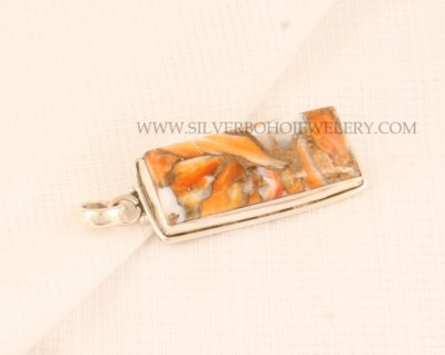 Bumble Bee Bar Necklace Pendant - Bumble Bee Rectangle Silver Necklace Pendant - Solid 925 Sterling Silver Bar Pendant - Gift For Women